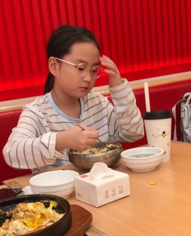 孩子去复诊，结果还不错！