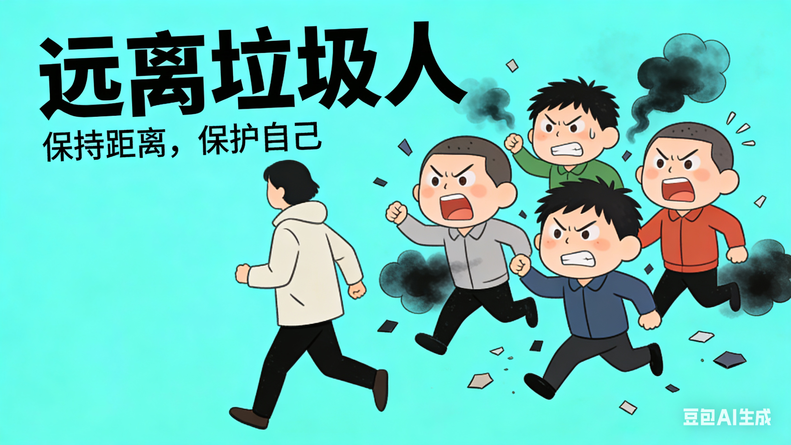 远离垃圾人，有的人怎么就能这么不要脸？